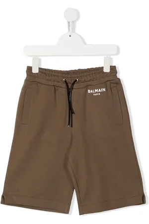 Balmain Logo print track shorts