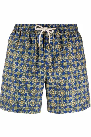 PENINSULA SWIMWEAR Badeshorts med geometrisk mønster