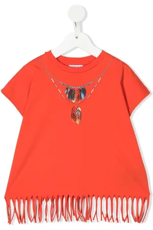 MARCELO BURLON T-shirt med halskæde-tryk