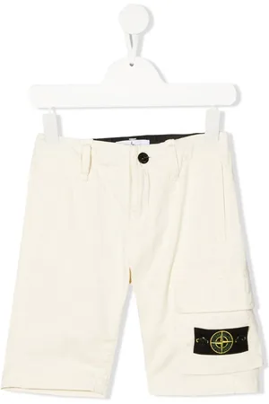 Stone Island Shorts med logomærke i siden