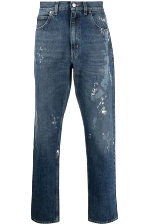 MARTINE ROSE Jeans med malervasket lige