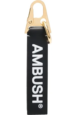 AMBUSH Nøgleholder i læder og logotryk