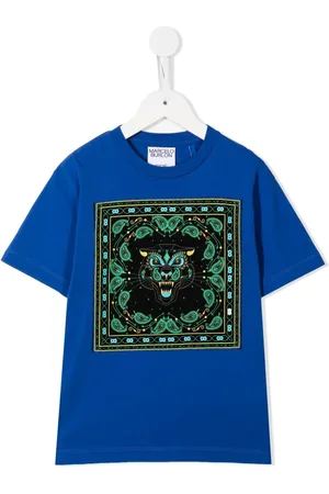 MARCELO BURLON T-shirt med bandana-tigertryk