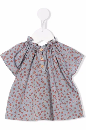 KNOT Bluse med abstrakt print