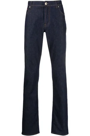 corneliani Jeans i denim med smal pasform