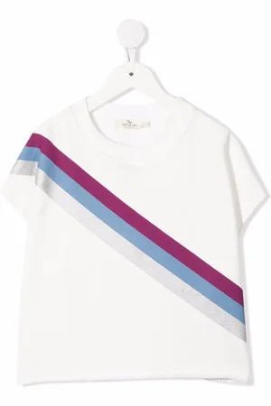 Le pandorine Stribet T-shirt i økologisk bomuld