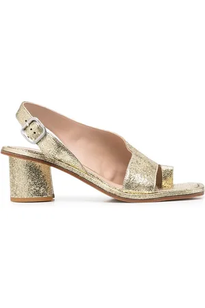Scarosso Jill 65mm slingback-lædersandaler