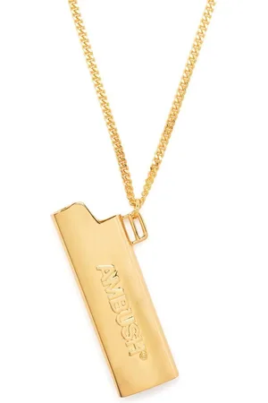 AMBUSH Halskæde med lighter-vedhæng med logo