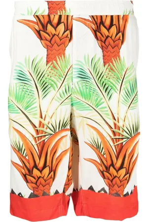 Endless Joy Bermuda-shorts med Date Palm-tryk