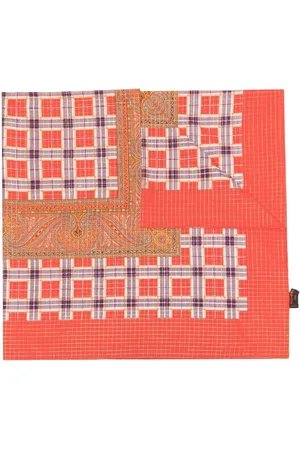 Saint Laurent Ternet tørklæde med paisleytryk fra 1970