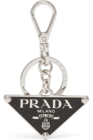 Prada Nøglering med trekantet logo