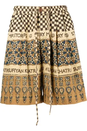 Story Bridge bermuda-shorts med bloktryk