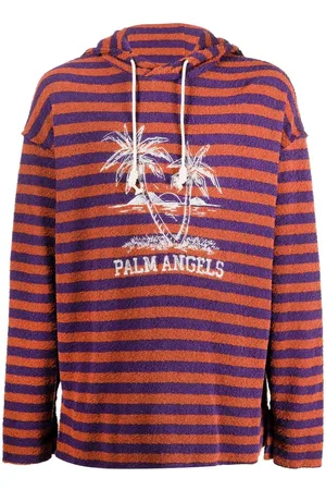 Palm Angels Hættetrøje i frotté med logotryk