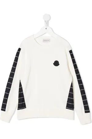Moncler Tofarvet trøje med logotryk