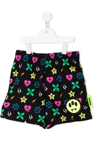 BARROW Casual shorts med monogram-mønster