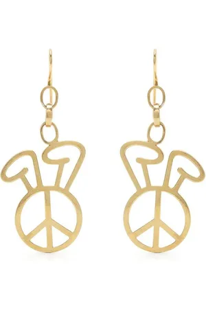 Natasha Zinko øreringe med peace-detalje