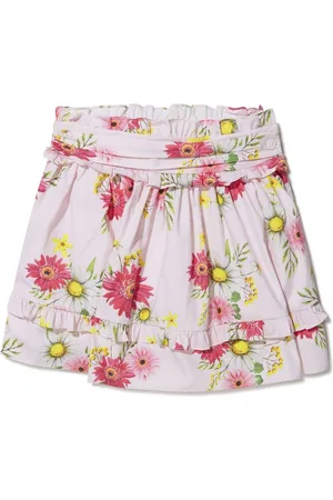 PATACHOU Kort nederdel med blomstertryk