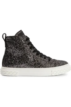 Giuseppe Zanotti High-top Eco-Blabber sneakers med glimmer