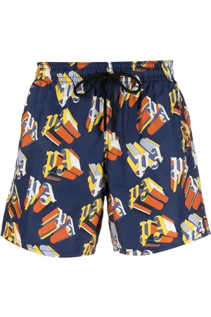 Palm Angels X Vilebrequin badeshorts med logotryk