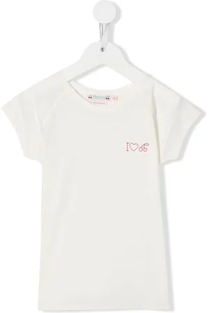 BONPOINT T-shirt med broderet logodetalje