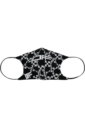 OFF-WHITE Ansigtsmaske med piletryk og monogram