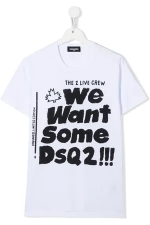 Dsquared2 TEEN T-shirt med Live Crew-logo