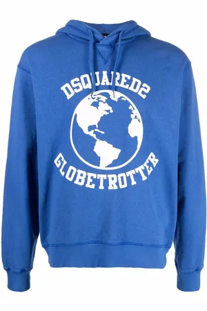 Dsquared2 Globetrotter hættetrøje med logotryk