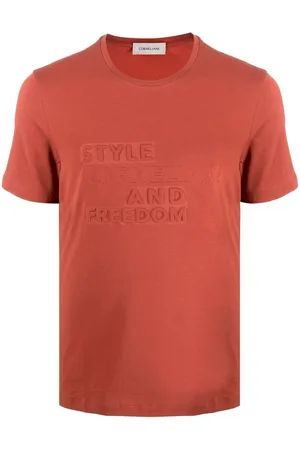 corneliani T-shirt med præget logo