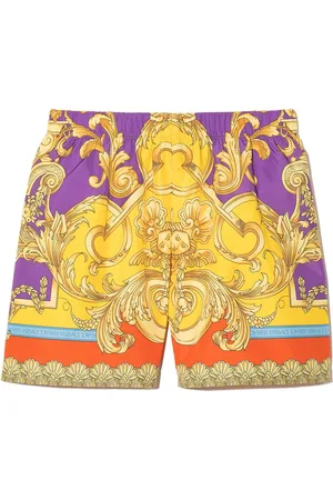 VERSACE Badeshorts med barokmønster