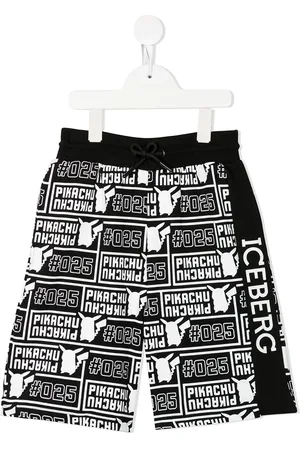 Iceberg Shorts med snoretræk og logotryk