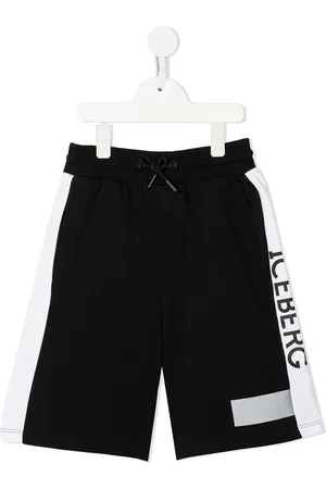 Iceberg Shorts med snoretræk og logotryk