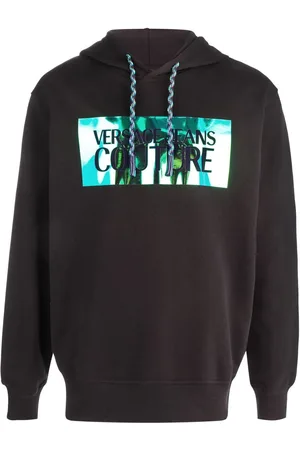 VERSACE Hættetrøje med logotryk og snoretræk