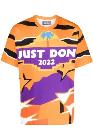 JUST DON T-shirt med blandet tryk