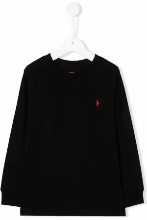 Ralph Lauren Langærmet T-shirt med broderet logo