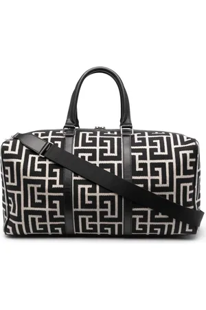 Balmain Voyage duffle-taske i jacquard med monogram