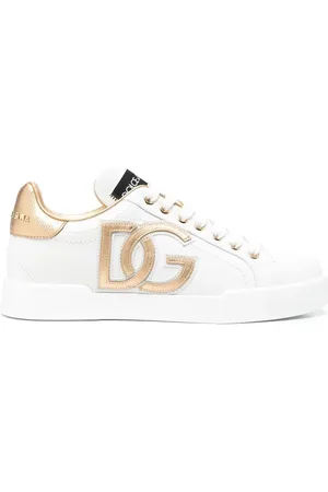Dolce & Gabbana Low-top sneakers med DG-udsmykning