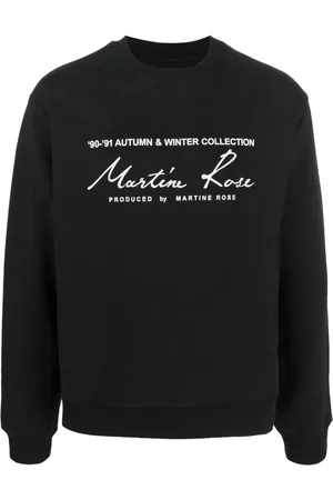 MARTINE ROSE Sweatshirt med slogantryk