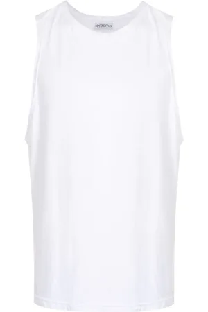 AMIR SLAMA Tanktop med broderet logo