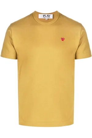 Comme des Garçons Kortærmet T-shirt med logomærke
