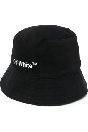 OFF-WHITE Helvetica bøllehat med logotryk