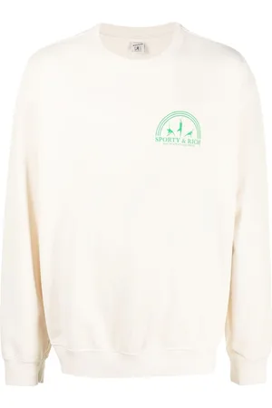 Sporty & Rich Fitness Group sweatshirt med logotryk