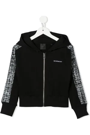 Givenchy Hættetrøje med broderet logo og lynlås