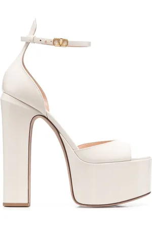 VALENTINO GARAVANI 160mm lædersandaler med blokhæl