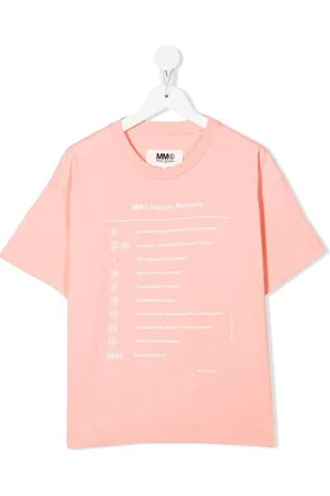 Maison Margiela T-shirt med korte ærmer og grafisk tryk