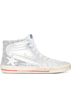 Golden Goose Sneakers med logomærke og snøre