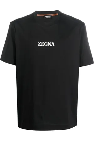 Ermenegildo Zegna T-shirt i bomuld med logotryk