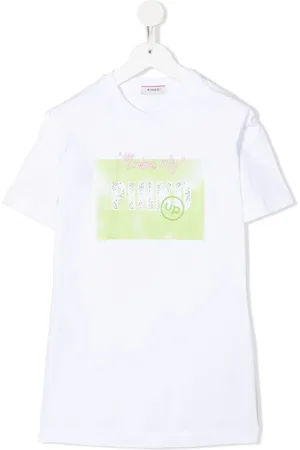 Pinko T-shirt-kjole med logotryk