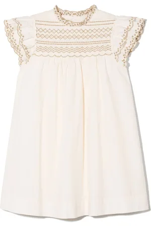 BONPOINT Broderet smock-kjole