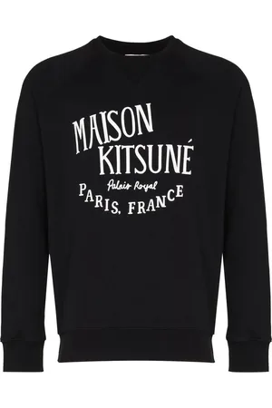 Maison Kitsuné Langærmet sweatshirt med logotryk