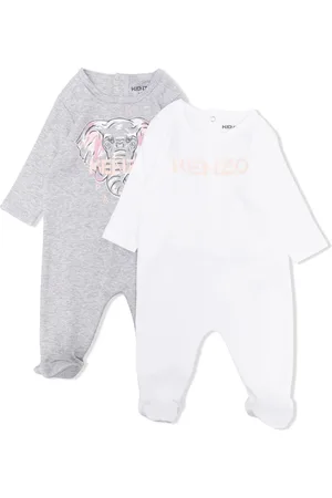 Kenzo Pyjamas med logotryk, 2-pak